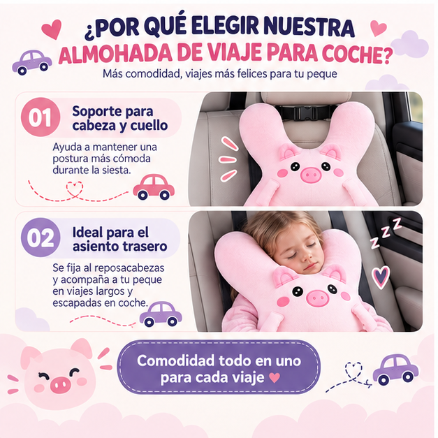 Almohada para viajes Lumi™