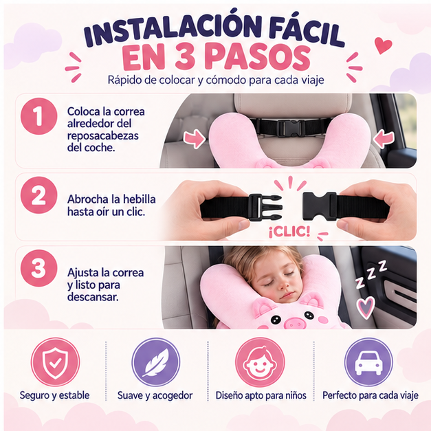 Almohada para viajes Lumi™